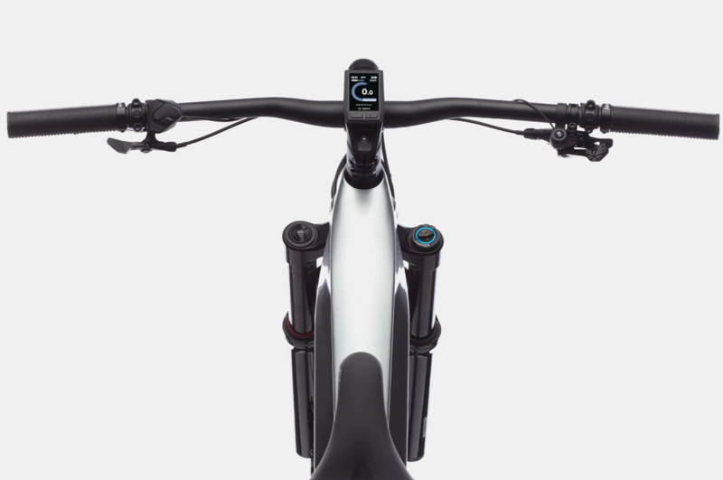 2021 Cannondale Moterra Neo Carbon 1 Electric Mountain Bike in Silver-4